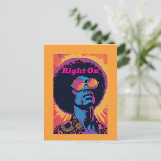 Carte postale cool/Retro (Debout devant)