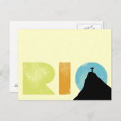 Carte Postale Cool Rio RJ BRASIL (Devant / Derrière)