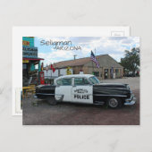 Carte postale cool Seligman Route 66 ! (Devant / Derrière)