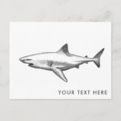 Carte postale cool Shark (Devant)