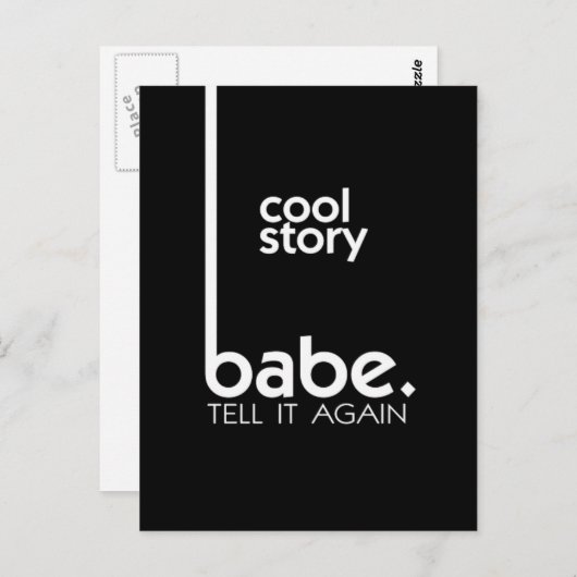 Carte Postale Cool Story Babe (Devant / Derrière)