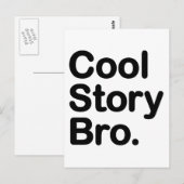 Carte Postale Cool Story Bro (Devant / Derrière)
