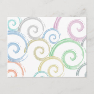 Carte Postale Cool, tendance, moderne onduleur brosses