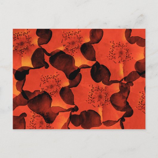 Carte Postale Cool, tendance, unique art numérique de motif de f (Devant)