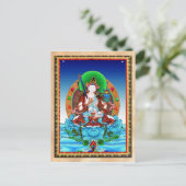 Carte Postale Cool thangka Akasagarbha Bodhisattva Mahasattva (Debout devant)