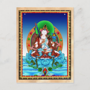 Carte Postale Cool thangka Akasagarbha Bodhisattva Mahasattva