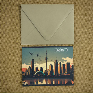 Carte Postale Cool Toronto Canada Skyline