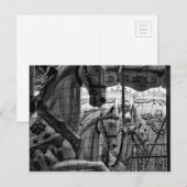 Carte Postale Cool, urbain, photo moderne de chevaux de carrouse (Devant / Derrière)