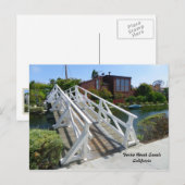 Carte postale cool Venice Beach Canals ! (Devant / Derrière)