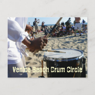 Carte postale cool Venice Beach Drum Circle !