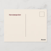 Carte Postale Cool Western Bonfire ajouter un message (Dos)