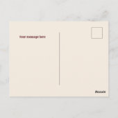 Carte Postale Cool Western campfire ajouter un message (Dos)