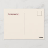 Carte Postale Cool Western Saloon ajouter un message (Dos)