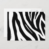 Carte postale cool Zebra Stripes (Devant / Derrière)