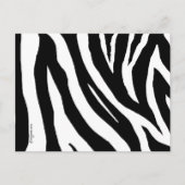Carte postale cool Zebra Stripes (Devant)