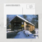 Carte Postale Coombs Covered Bridge Winchester NH (Devant / Derrière)