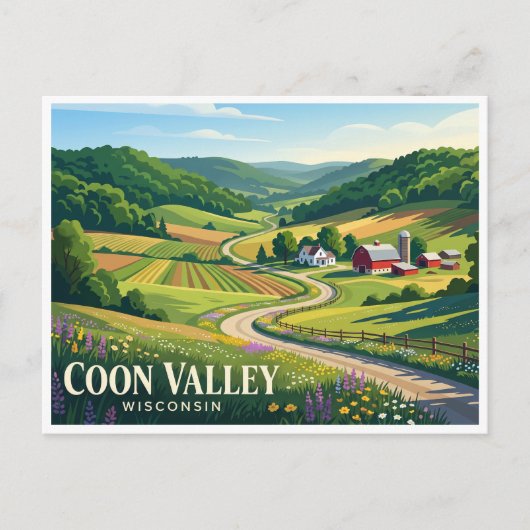 Carte Postale Coon Valley (Devant)