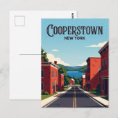 Carte Postale Cooperstown États-Unis (Devant / Derrière)