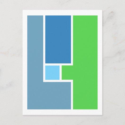 Carte Postale Coordination Géométrique 4 (Devant)