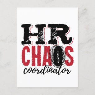 Carte Postale Coordonnateur du Chaos des ressources humaines
