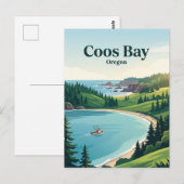 Carte Postale Coos Bay, Oregon (Devant / Derrière)
