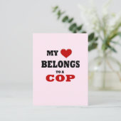 Carte Postale Cop Love (Debout devant)