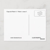 Carte Postale Copa de Rubin II / Vase II de Rubin (Dos)