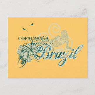 Carte Postale Copacabana Brésil Tshirts et cadeaux