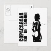 Carte Postale Copacabana, Rio de Janeiro (Devant / Derrière)