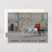 Carte postale Copenhagen/Amalienborg Palace ! (Devant / Derrière)