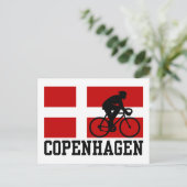 Carte Postale Copenhagen Cycling (mâle) (Debout devant)