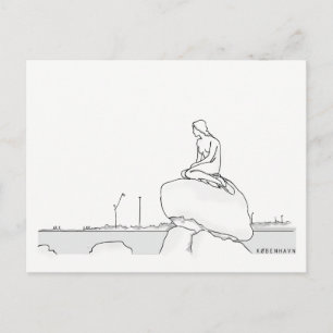 Carte Postale Copenhagen Denmark