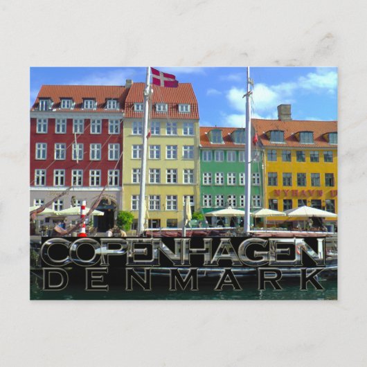 Carte Postale Copenhague (Devant)