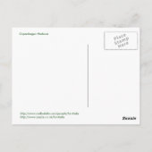 Carte Postale Copenhague (Dos)