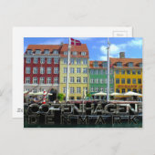 Carte Postale Copenhague (Devant / Derrière)