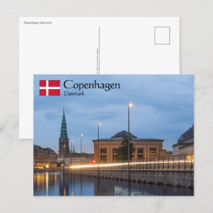 Carte Postale Copenhague Danemark