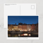 Carte Postale Copenhague Danemark (Devant / Derrière)
