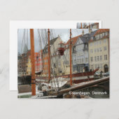 Carte Postale Copenhague, Danemark (Devant / Derrière)