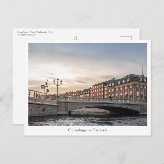 Carte Postale Copenhague Danemark (Devant / Derrière)