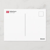 Carte Postale Copenhague - Danemark (Dos)