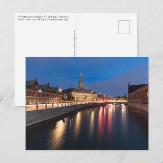 Carte Postale Copenhague Danemark (Devant / Derrière)