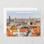 Carte Postale Copenhague Danemark (Devant / Derrière)