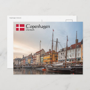 Carte Postale Copenhague Danemark