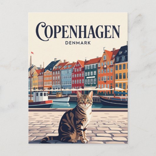Carte Postale Copenhague Danemark (Devant)