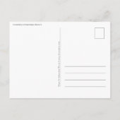 Carte Postale Copenhague Danemark (Dos)