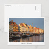 Carte Postale Copenhague Danemark (Devant / Derrière)