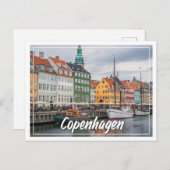 Carte Postale Copenhague, Danemark - Charme scandinave (Devant / Derrière)