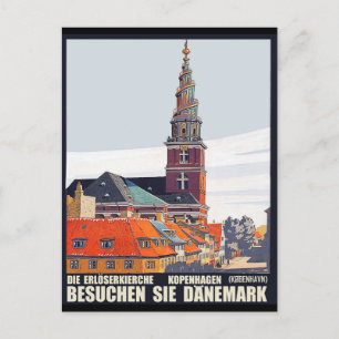 Carte Postale Copenhague, Danemark. Maisons dans le centre-ville