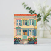 Carte Postale Copenhague Danemark Pastel vintage (Debout devant)