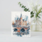 Carte Postale Copenhague Danemark Voyages (Debout devant)